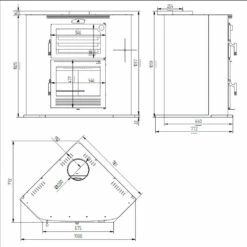 Horno De Leña Modelo HL-100 RF -Weber Tienda de ventas Horno de Lena Modelo H 100 R 10 1