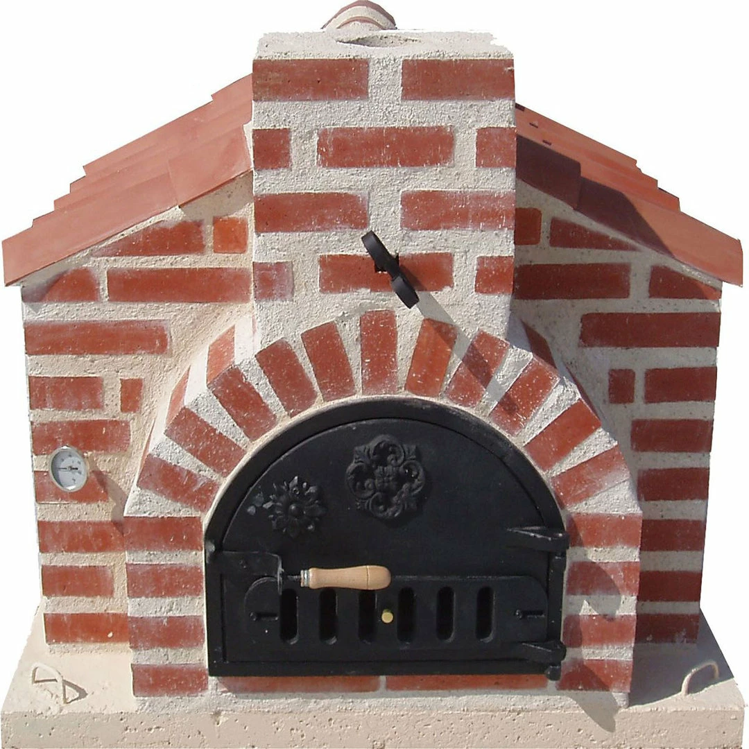 Horno Montado Caseta Ladrillo 80 Cm. 1 Horno Montado Caseta Ladrillo 80 Cm.