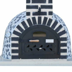 Horno Montado Mármol Gris 85 Cm.