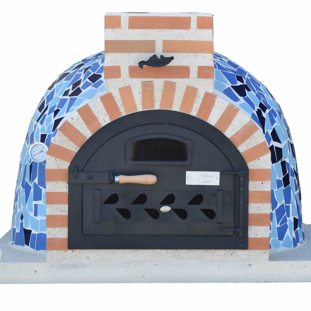 Horno Montado Mosaico Mediterráneo 65 Cm. 1 Horno Montado Mosaico Mediterráneo 65 Cm.
