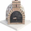Horno Montado Esquina Piedra 65 Cm.