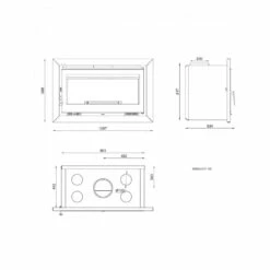 Insertable De Leña Modelo IT-100 -Weber Tienda de ventas Insertable De Lena IT 100.2a