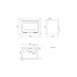 Insertable De Leña Modelo IT-170 -Weber Tienda de ventas Insertable De Lena IT 170.2a