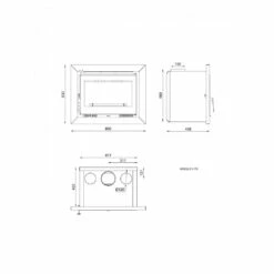 Insertable De Leña Modelo I-170 -Weber Tienda de ventas Insertable De Lena I 170.2a
