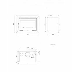 Insertable De Leña Modelo I-180 7 Insertable De Leña Modelo I-180 -Weber Tienda de ventas Insertable De Lena I 180.2a