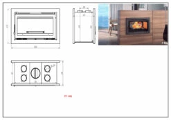 Insertable De Leña Modelo IT-102 FK -Weber Tienda de ventas Insertable de Lena Modelo IT 102 FK 3