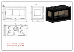 Insertable De Leña Modelo IT-122 DK -Weber Tienda de ventas Insertable de Lena Modelo IT 122 DK 3