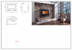 Insertable De Leña Modelo IT-170 K -Weber Tienda de ventas Insertable de Lena Modelo IT 170 K 3