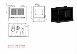 Insertable De Leña Modelo IT-172 DFK -Weber Tienda de ventas Insertable de Lena Modelo IT 172 DFK 3