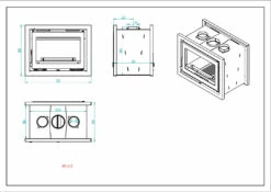Insertable De Leña Modelo IT-172 F -Weber Tienda de ventas Insertable de Lena Modelo IT 172 F 3