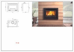 Insertable De Leña Modelo IT-180 F -Weber Tienda de ventas Insertable de Lena Modelo IT 180 F 3