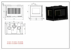 Insertable De Leña Modelo IT-182 DK -Weber Tienda de ventas Insertable de Lena Modelo IT 182 DK 3