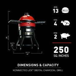 Kamado Joe Digital Konnected Joe -Weber Tienda de ventas Kamado Joe Digital Konnected Joe 18