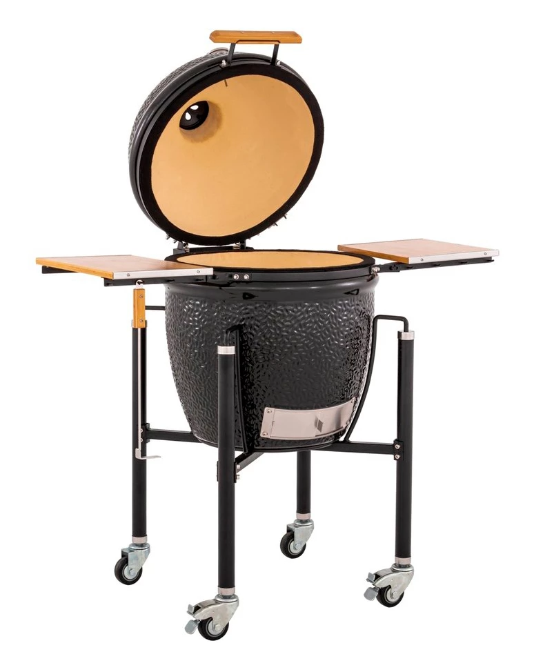 Kamado Monolith Básica Negra Con Pies 2 Kamado Monolith Básica Negra Con Pies - Imagen 2