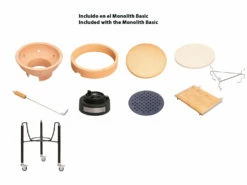 Kamado Monolith Básica Negra Con Pies 14 Kamado Monolith Básica Negra Con Pies -Weber Tienda de ventas Kamado Monolith Basica Negra con Pies 10