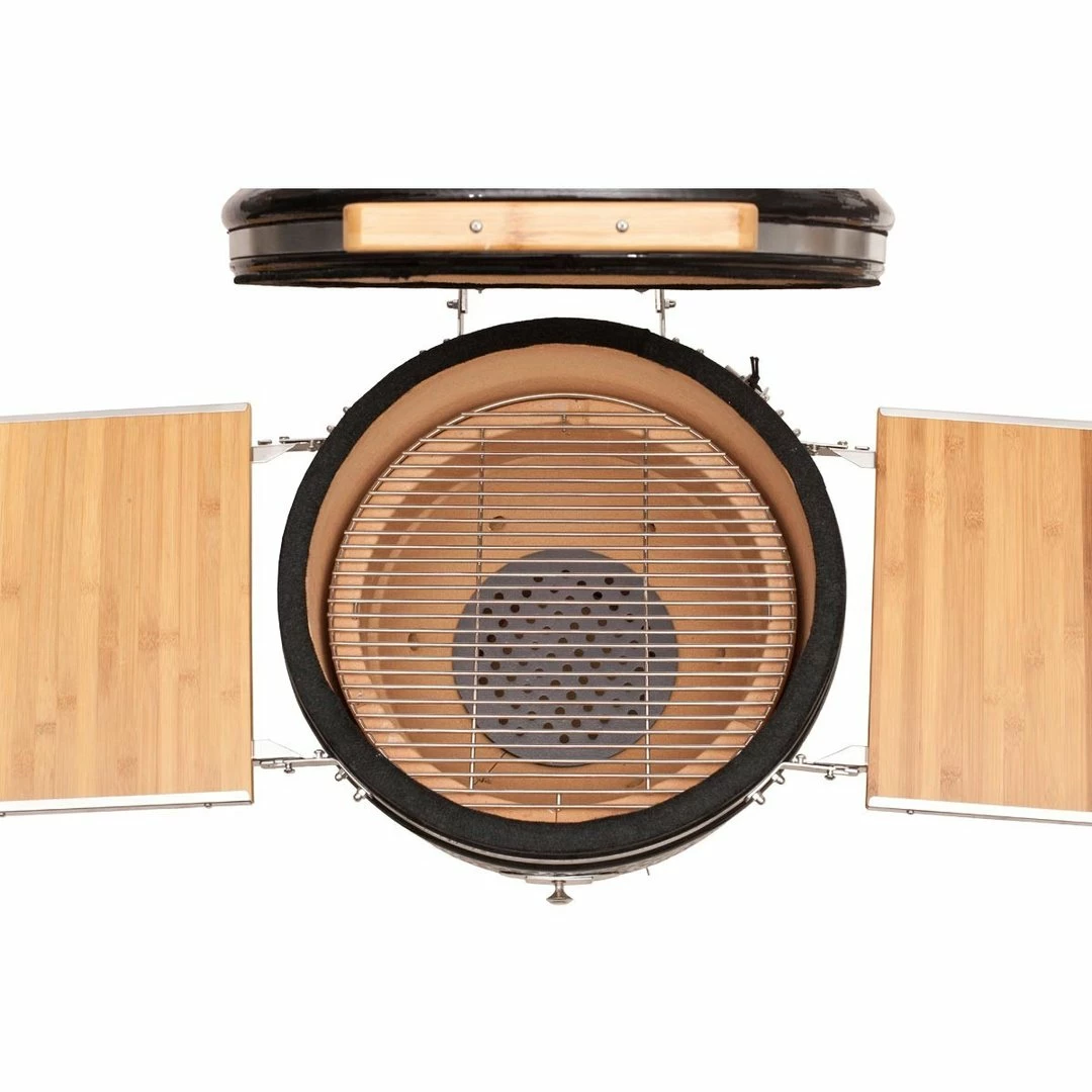 Kamado Monolith Básica Negra Con Pies 4 Kamado Monolith Básica Negra Con Pies - Imagen 4