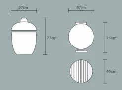 Kamado Monolith Classic Pro Series 2.0 Negro 34 Kamado Monolith Classic Pro Series 2.0 Negro -Weber Tienda de ventas Kamado Monolith Classic Negro AA01