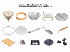 Kamado Monolith Classic Pro Series 2.0 Negro 35 Kamado Monolith Classic Pro Series 2.0 Negro -Weber Tienda de ventas Kamado Monolith Classic Negro AA011