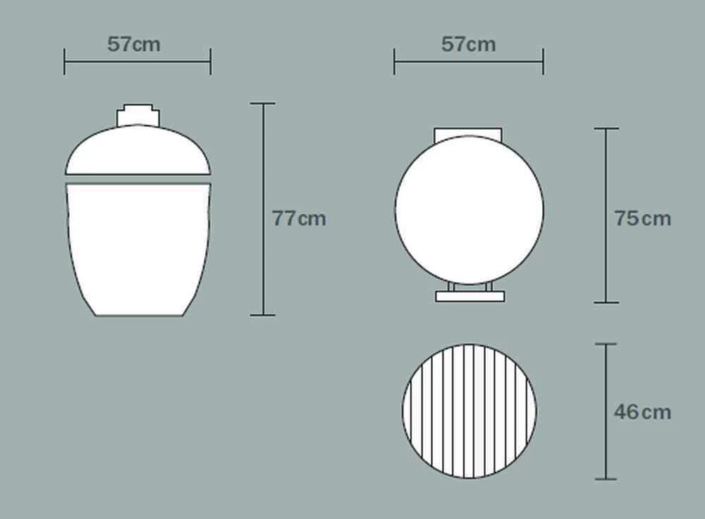 Kamado Monolith Classic Pro Series 2.0 Burdeos 12 Kamado Monolith Classic Pro Series 2.0 Burdeos - Imagen 12