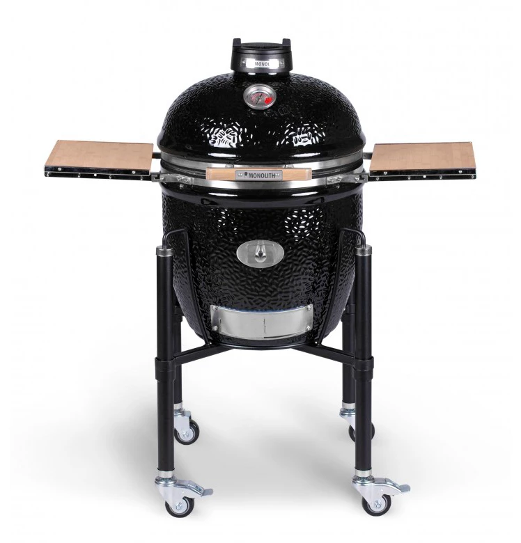 Kamado Monolith Classic Pro Series 2.0 Negro Con Carro 1 Kamado Monolith Classic Pro Series 2.0 Negro Con Carro