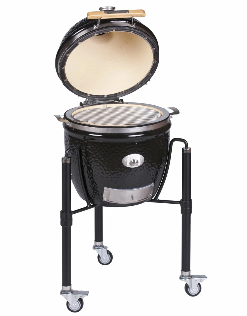 Kamado Monolith Junior Pro Series 2.0 Negro Con Pies 4 Kamado Monolith Junior Pro Series 2.0 Negro Con Pies - Imagen 4