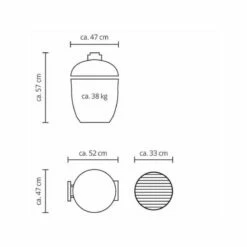 Kamado Monolith Junior Pro Series 2.0 Burdeos -Weber Tienda de ventas Kamado Monolith Junior Pro Series 2 0 Burdeos 11