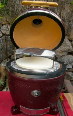 Kamado Monolith Junior Pro Series 2.0 Burdeos -Weber Tienda de ventas Kamado Monolith Junior Pro Series 2 0 Burdeos 2