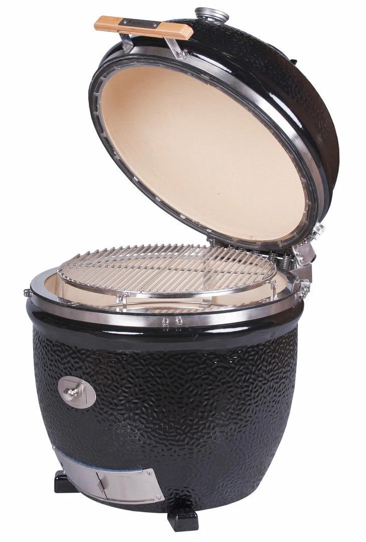 Kamado Monolith Le Chef Pro Series 2.0 Negro Con Pies 5 Kamado Monolith Le Chef Pro Series 2.0 Negro Con Pies - Imagen 5