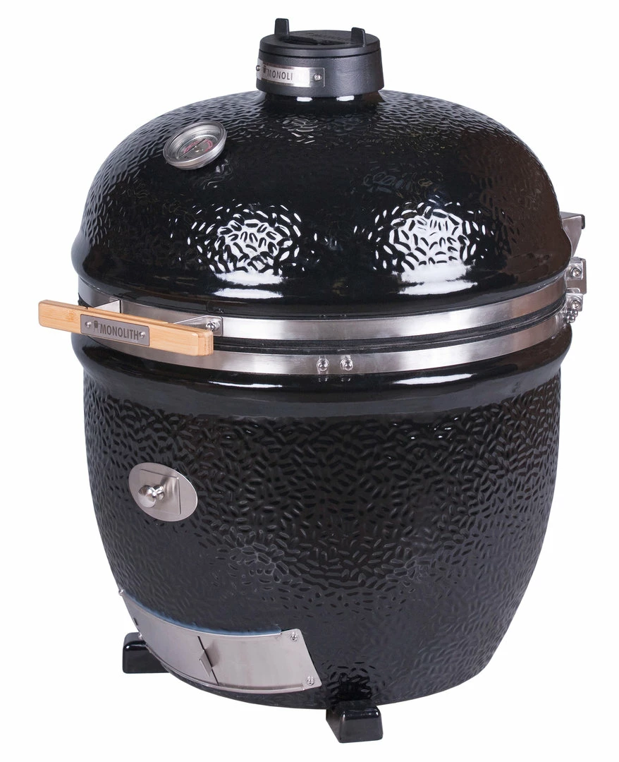 Kamado Monolith Le Chef Pro Series 2.0 Negro Con Pies 6 Kamado Monolith Le Chef Pro Series 2.0 Negro Con Pies - Imagen 6