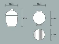 Kamado Monolith Le Chef Pro Series 2.0 Burdeos Sin Pies 32 Kamado Monolith Le Chef Pro Series 2.0 Burdeos Sin Pies -Weber Tienda de ventas Kamado Monolith Lechef Rojo 16