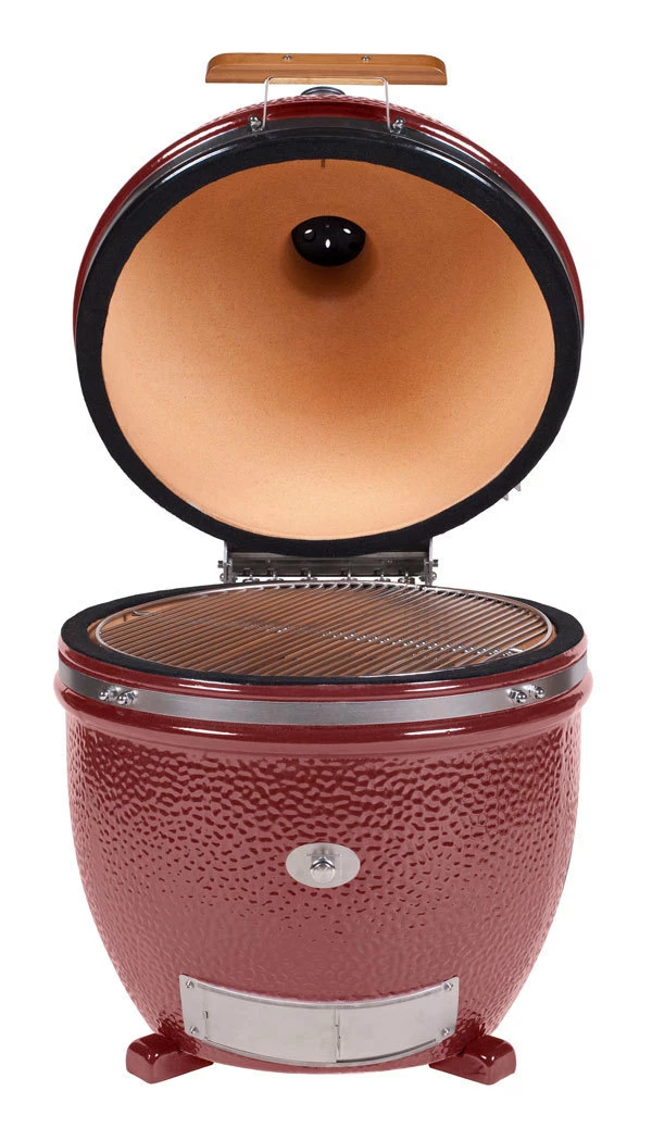 Kamado Monolith Le Chef Pro Series 2.0 Burdeos Sin Pies 2 Kamado Monolith Le Chef Pro Series 2.0 Burdeos Sin Pies - Imagen 2