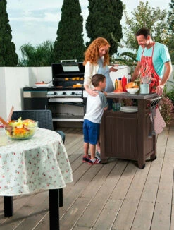 Keter Mueble Armario Pequeño Con Encimera Ideal Barbacoas 5 Keter Mueble Armario Pequeño Con Encimera Ideal Barbacoas -Weber Tienda de ventas Mueble Armario Pequeno con Encimera Ideal Barbacoas 3