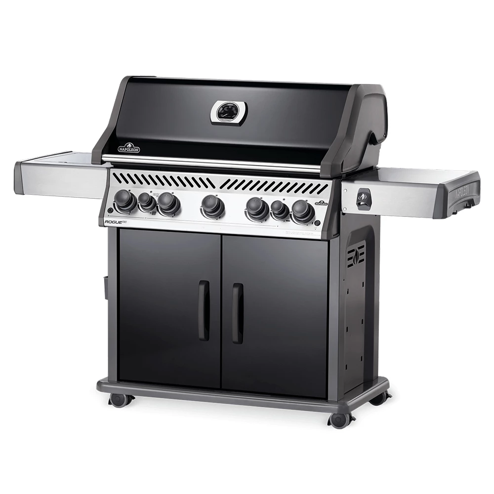 Napoleon Rogue SE 625 Negra Quemador Lateral Y Trasero - Imagen 2