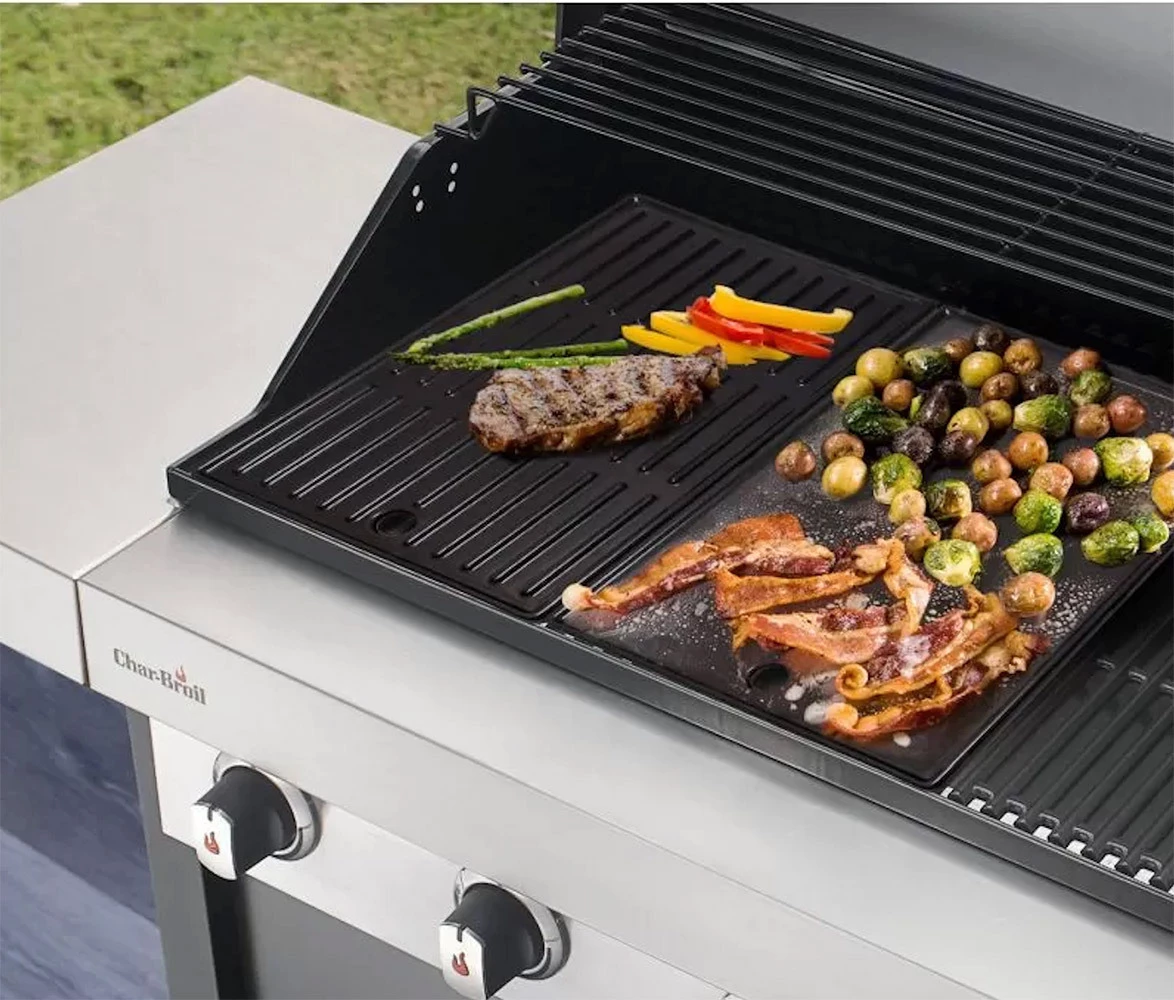 Plancha Reversible Barbacoas 2 Quemadores Char-Broil 3 Plancha Reversible Barbacoas 2 Quemadores Char-Broil - Imagen 3