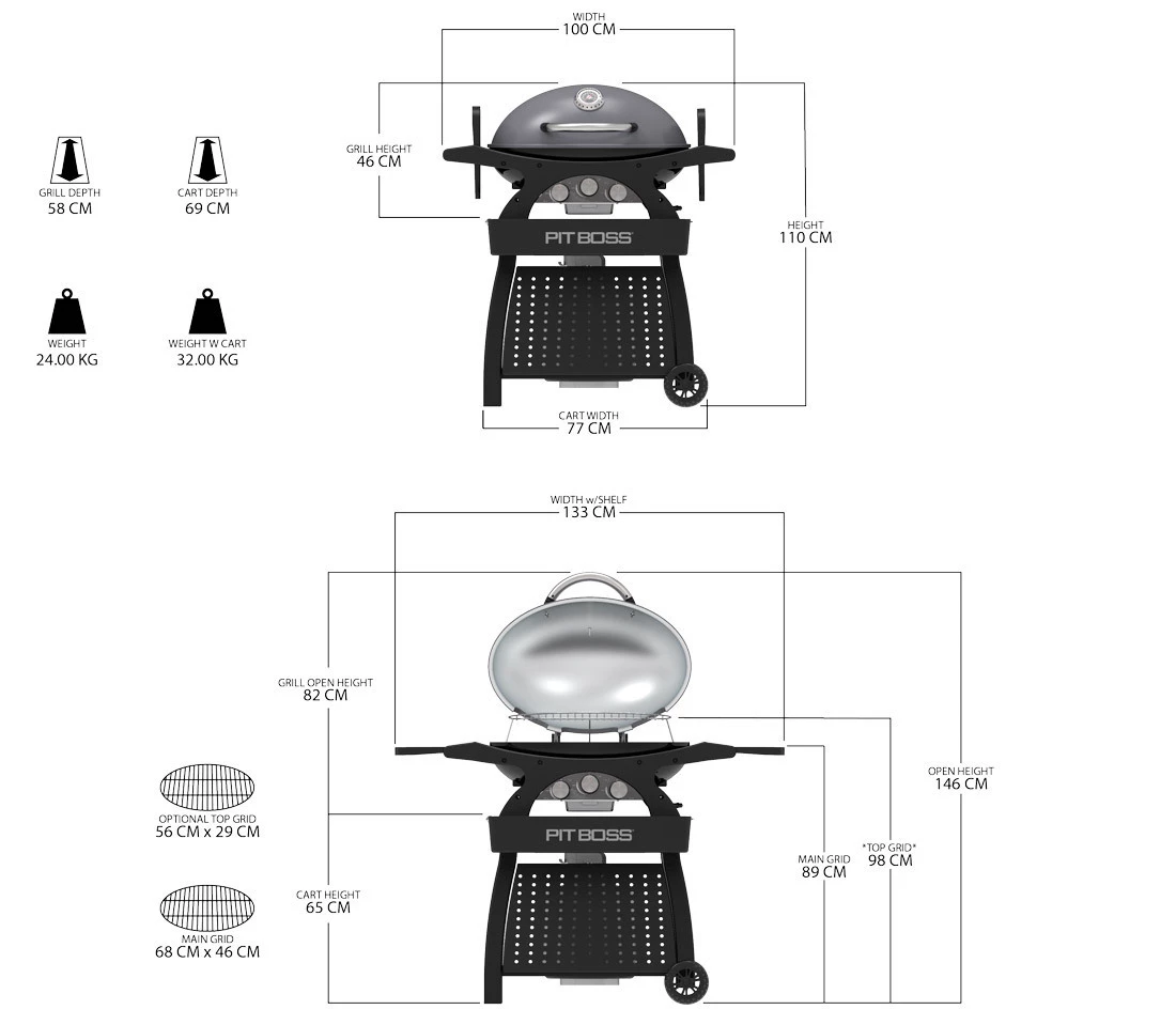 Barbacoa De Gas Pit Boss Sportsman 3 9 Barbacoa De Gas Pit Boss Sportsman 3 - Imagen 9