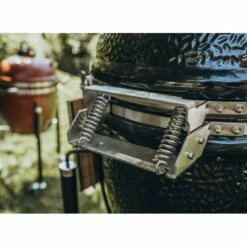 Kamado Monolith Le Chef Pro Series 2.0 Guru Edition Carro -Weber Tienda de ventas barbacoa kamado carbon monfolith classic pro serie 2 0 GURU con carro y mesas