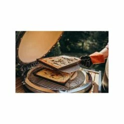 Kamado Monolith Classic Pro Series 2.0 Guru Edition Con Carro -Weber Tienda de ventas barbacoa kamado carbon monolith classic pro serie 2 0 GURU con carro y mesas 10