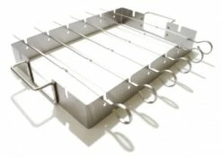 Soporte Y 6 Brochetas Para Barbacoas